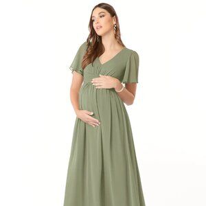 Azazie Verna  - Maternity Bridesmaids Dress - Pistachio